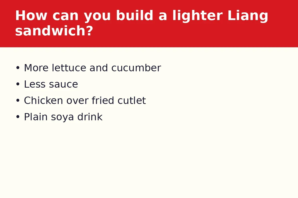 How can you build a lighter Liang sandwich?
