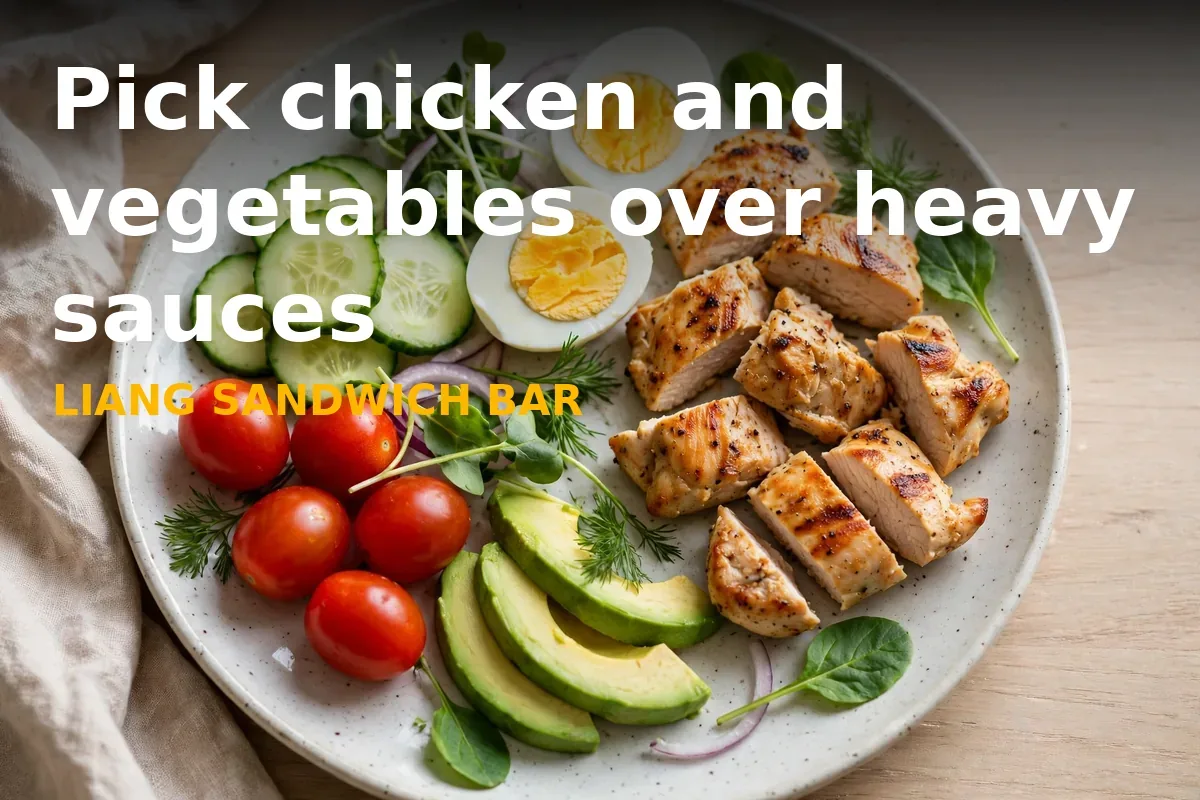 Pick chicken and vegetables over heavy sauces