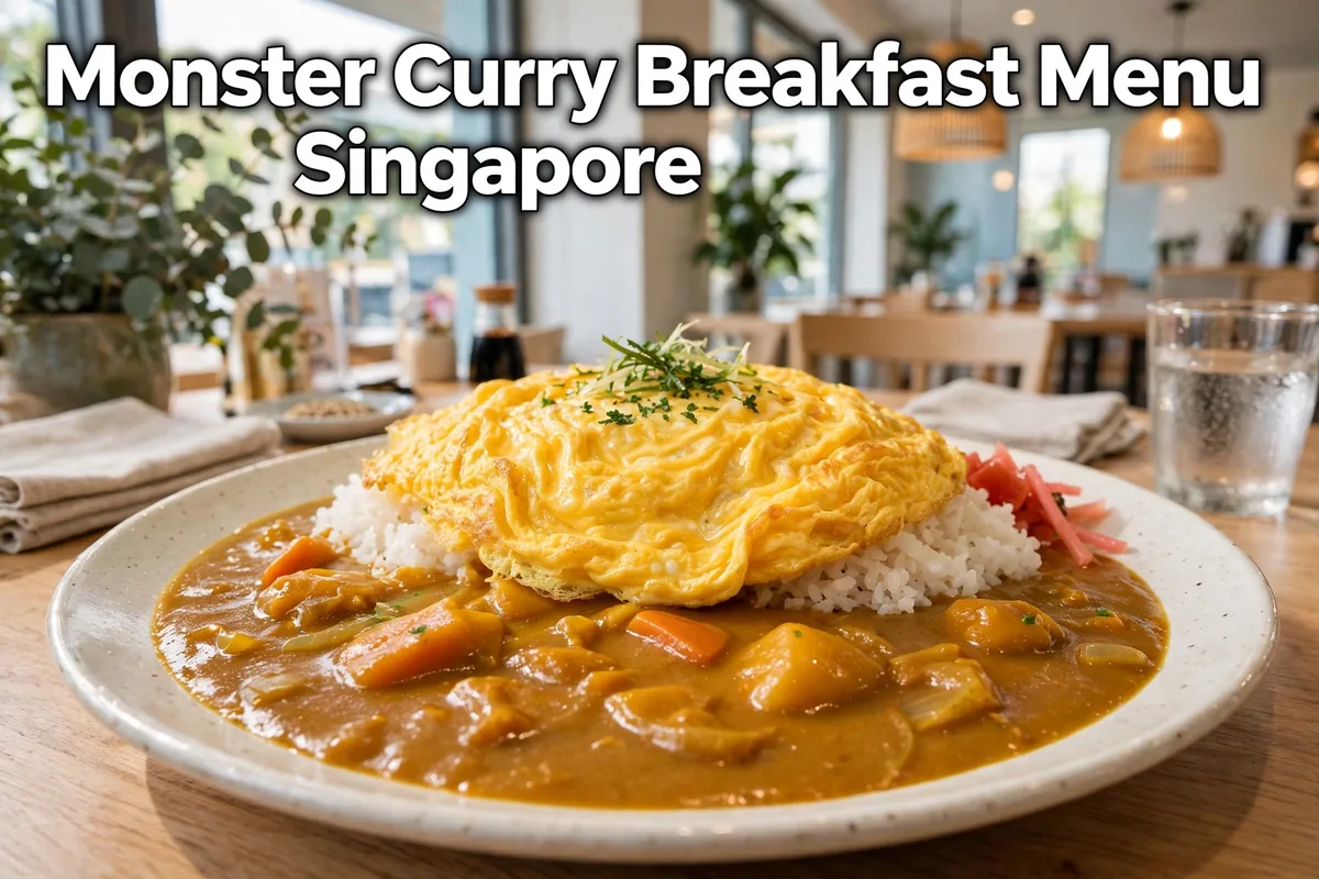 Monster Curry breakfast menu Singapore