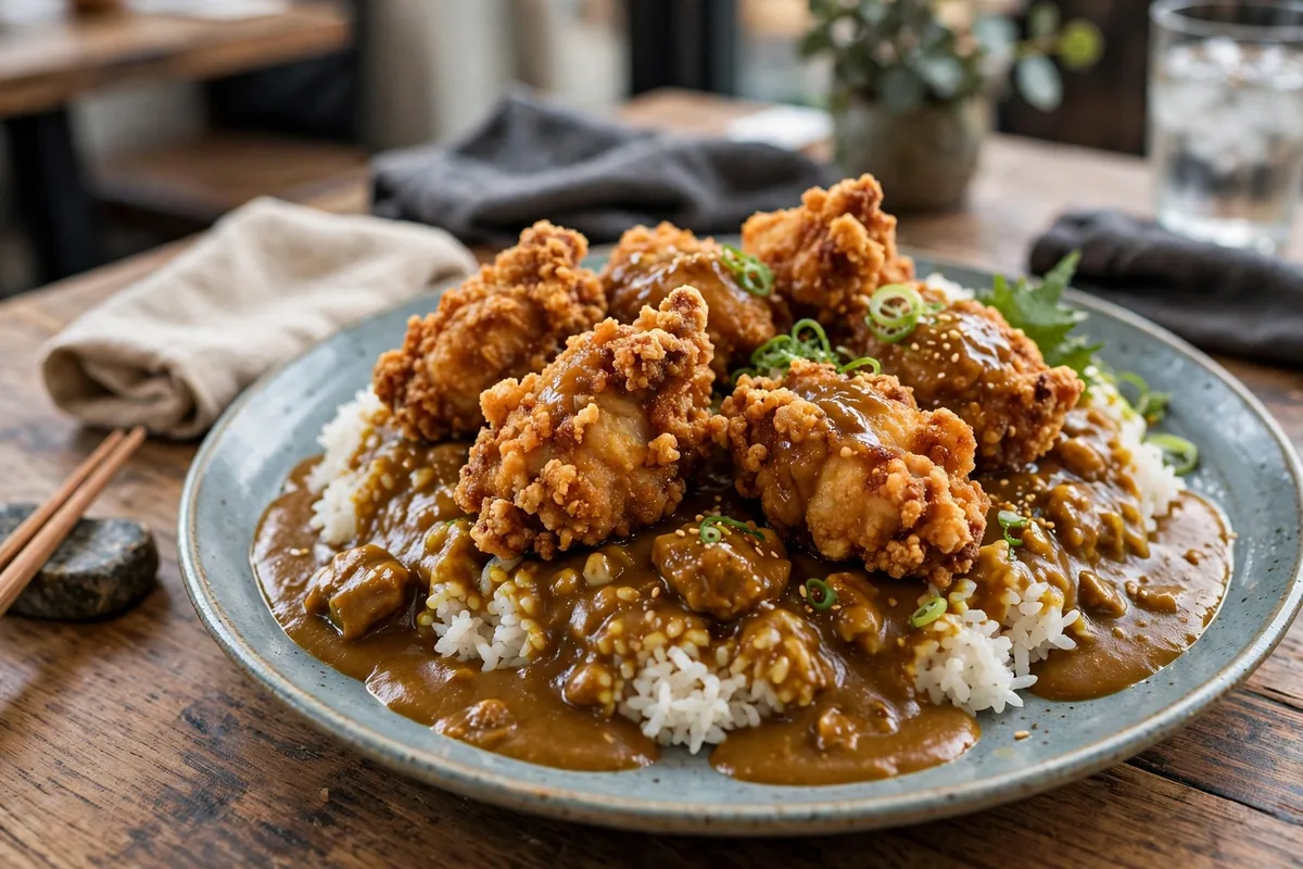 Tori Karaage Curry for a lighter start