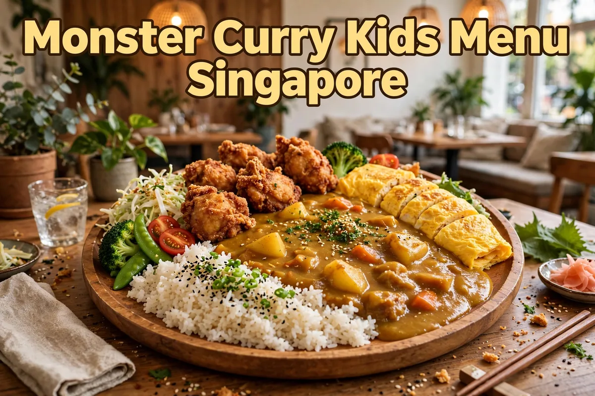 Monster Curry kids menu Singapore