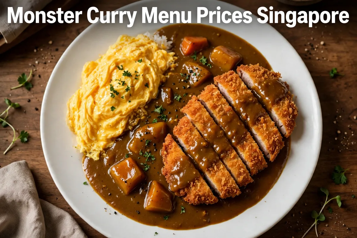 Monster Curry menu prices Singapore