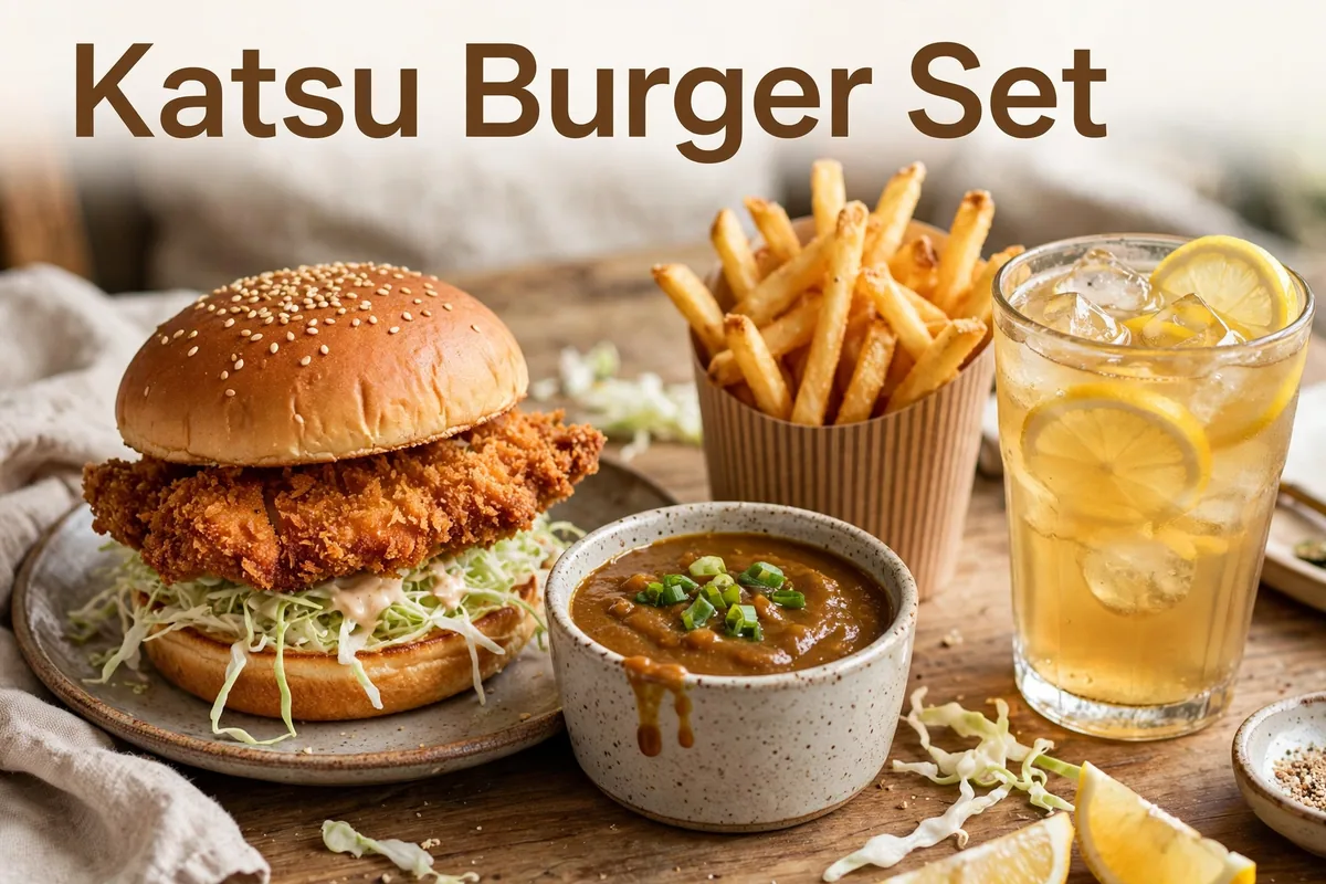 Katsu Burger Set