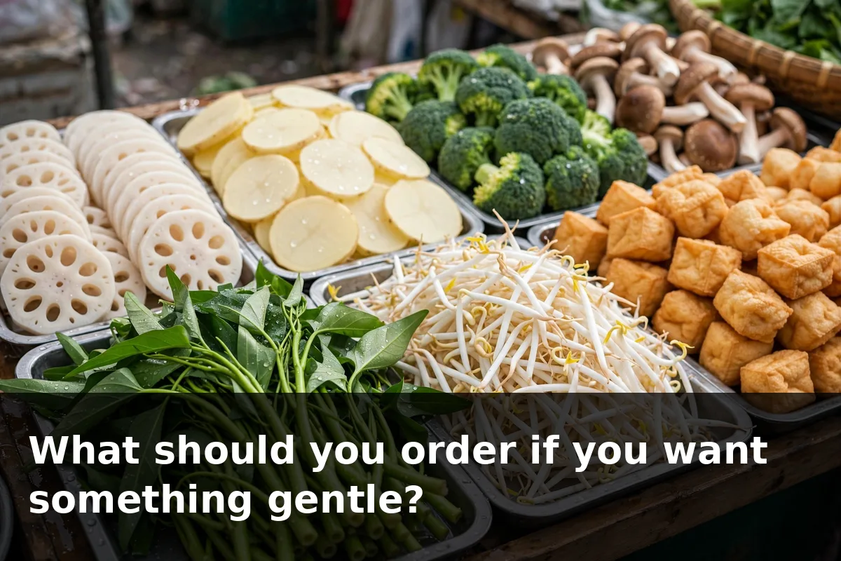 What should you order if you want something gentle?