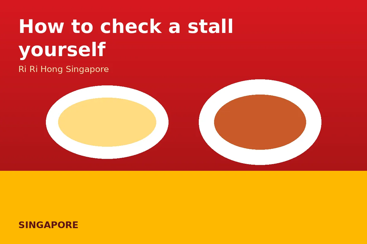 How to check a stall yourself
