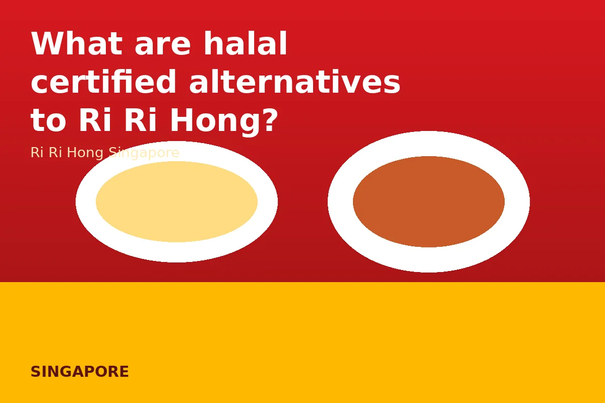 What are halal certified alternatives to Ri Ri Hong?