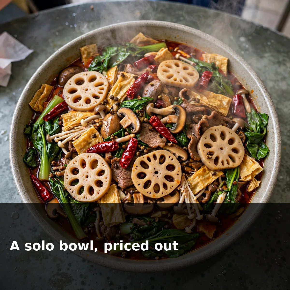 A solo bowl, priced out