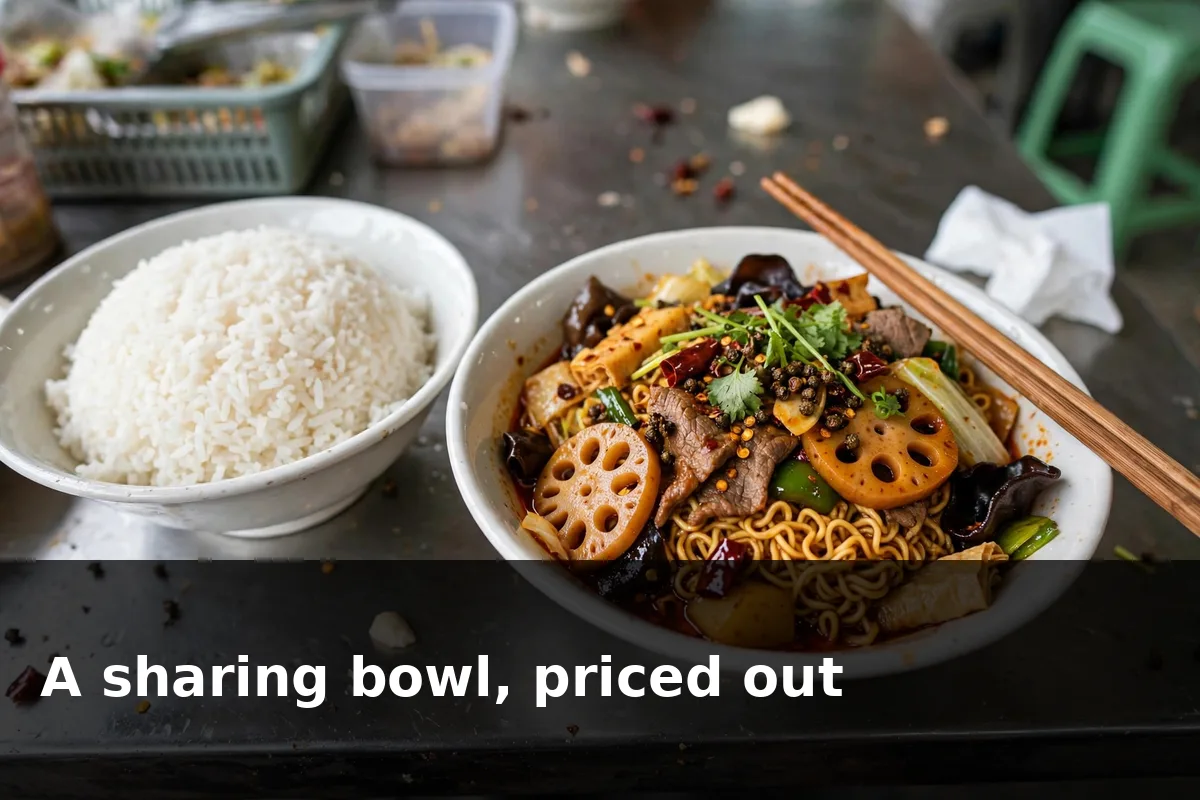 A sharing bowl, priced out