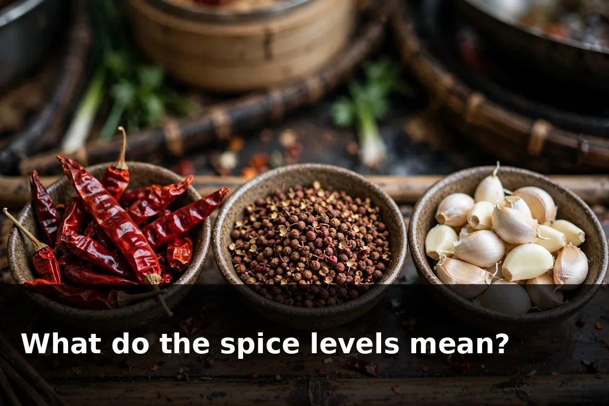 What do the spice levels mean?