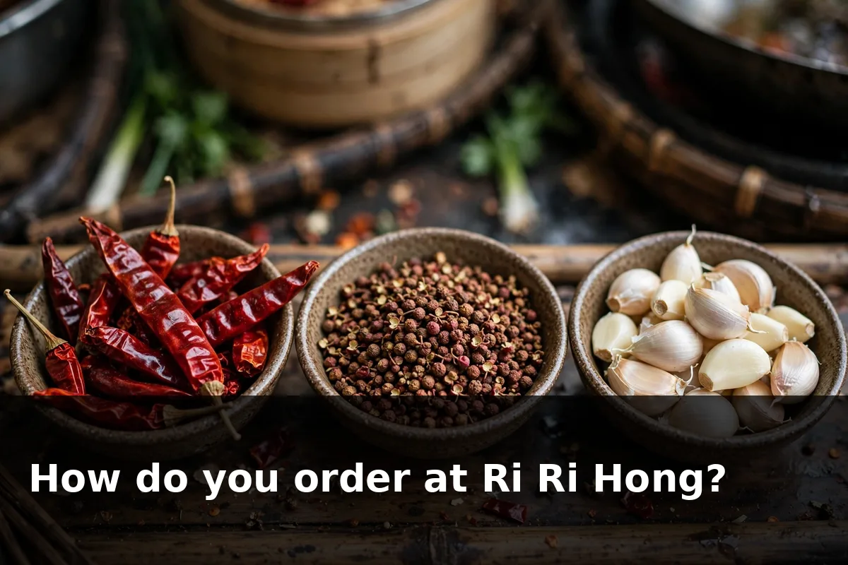 How do you order at Ri Ri Hong?