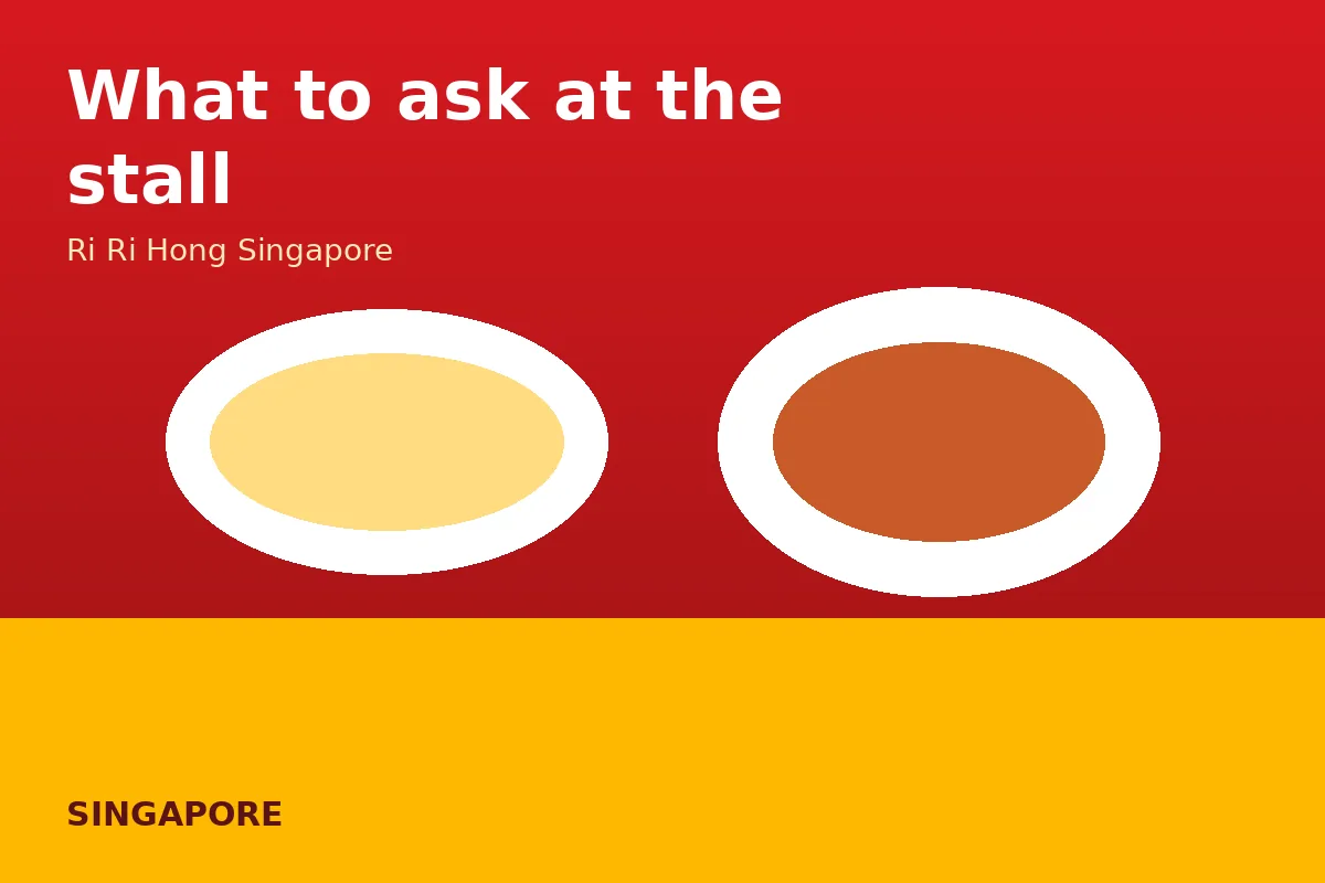 What to ask at the stall