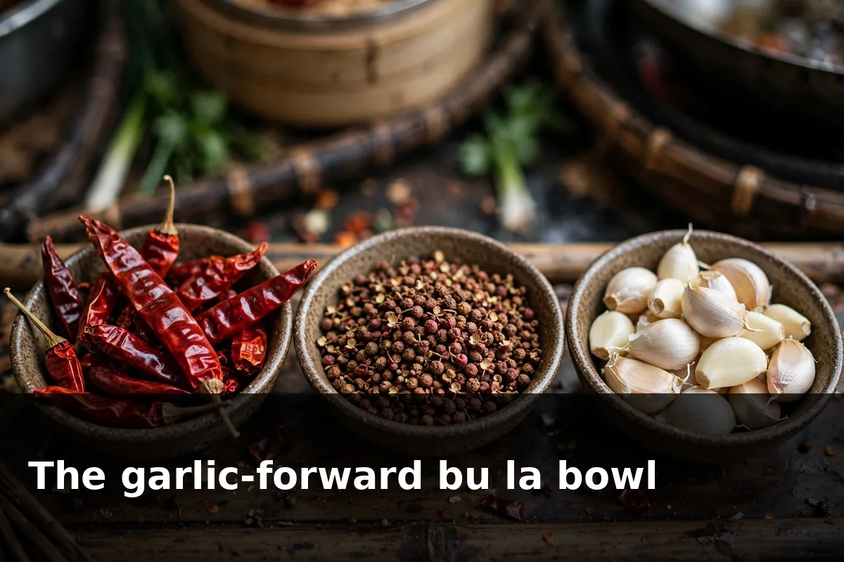 The garlic-forward bu la bowl