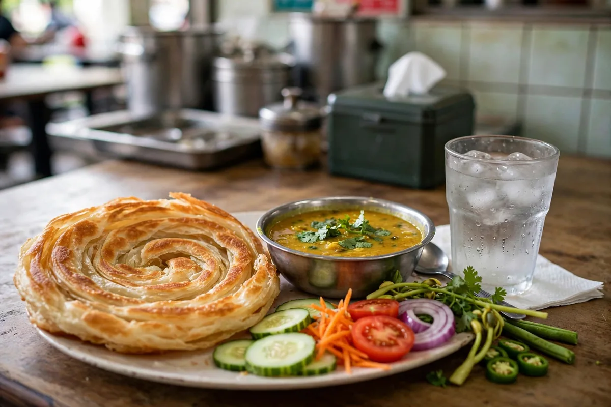 How can you make a prata meal healthier?