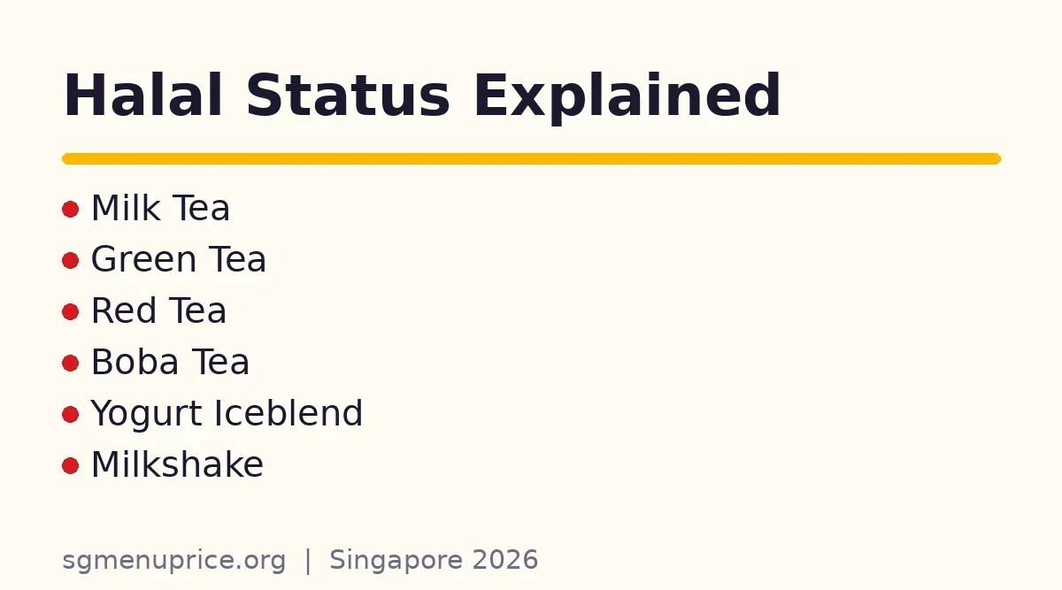 What does "not halal certified" mean for SweetTalk?