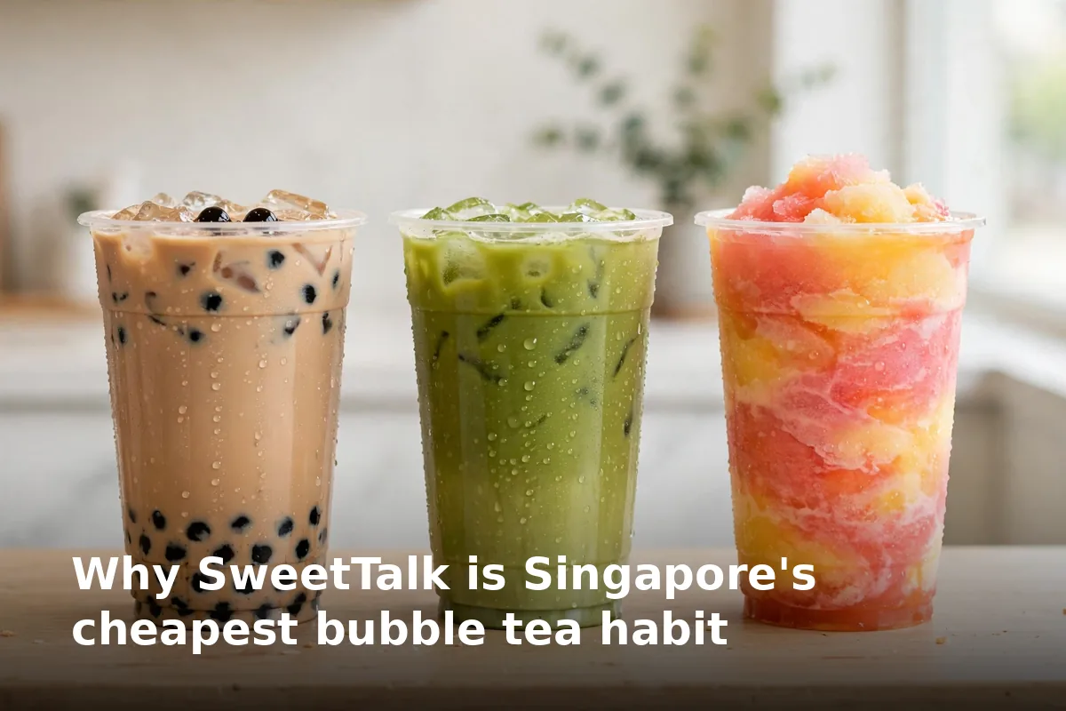 Why SweetTalk is Singapore's cheapest bubble tea habit