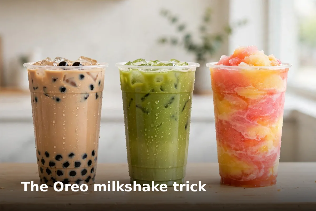 The Oreo milkshake trick