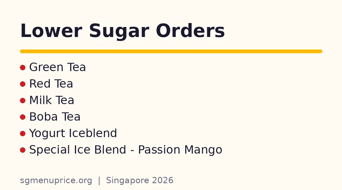 How do you order a lighter SweetTalk drink?