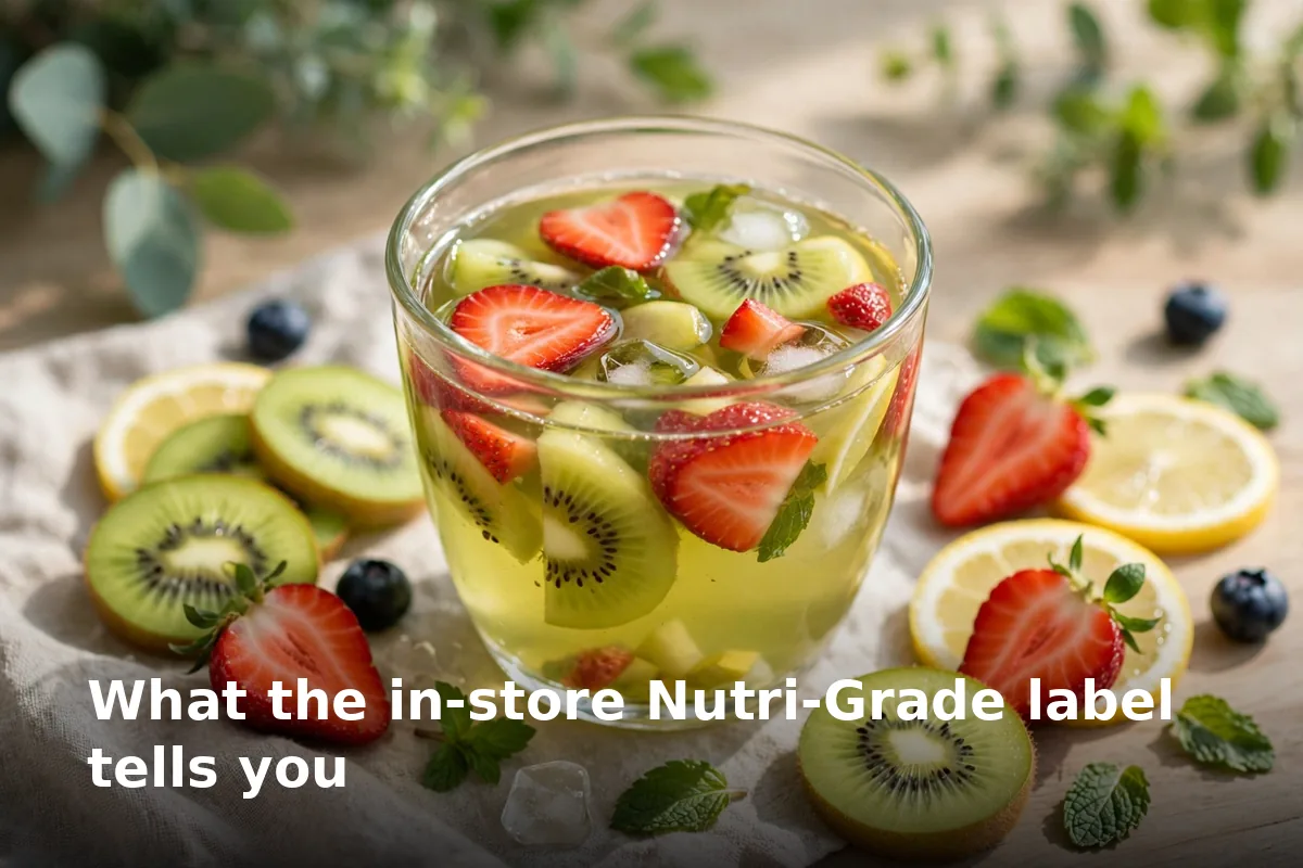 What the in-store Nutri-Grade label tells you