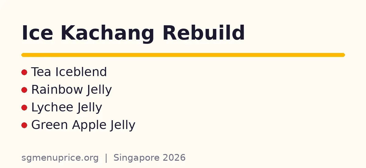 Can you rebuild the old Ice Kachang cup at SweetTalk?