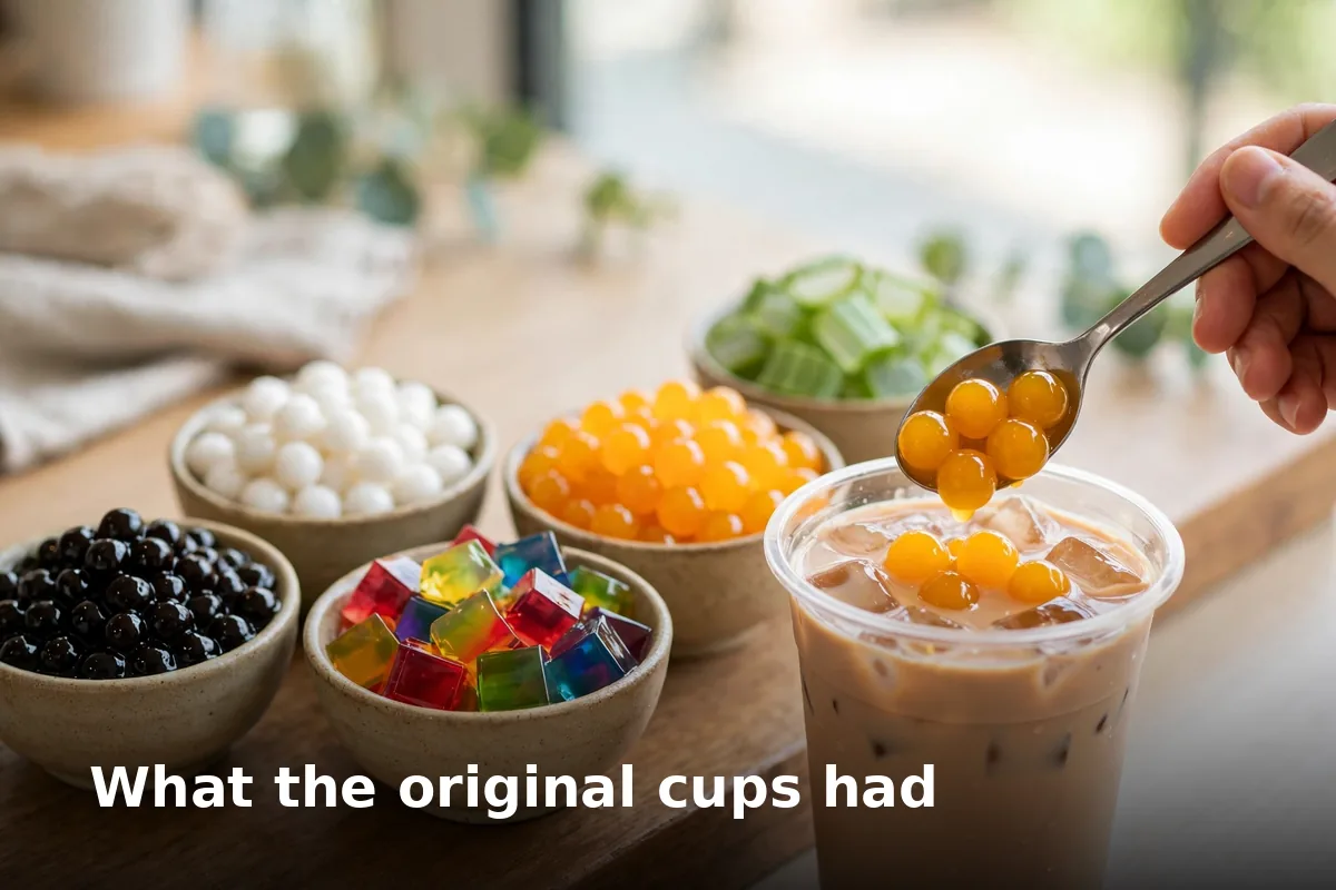 What the original cups had