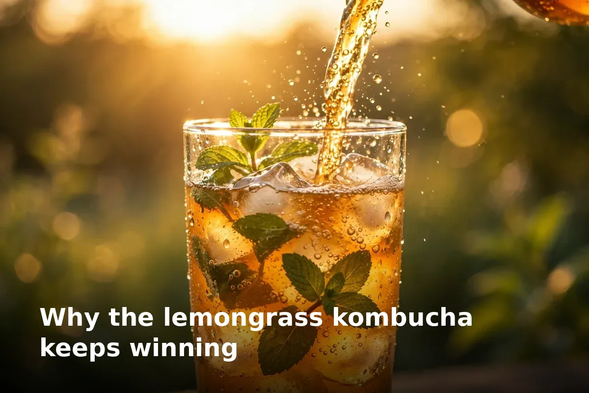 Why the lemongrass kombucha keeps winning