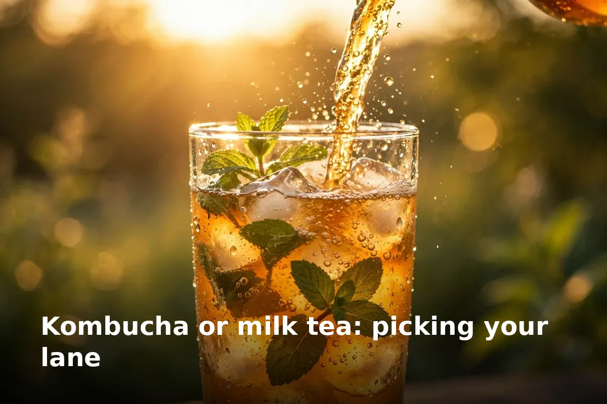Kombucha or milk tea: picking your lane