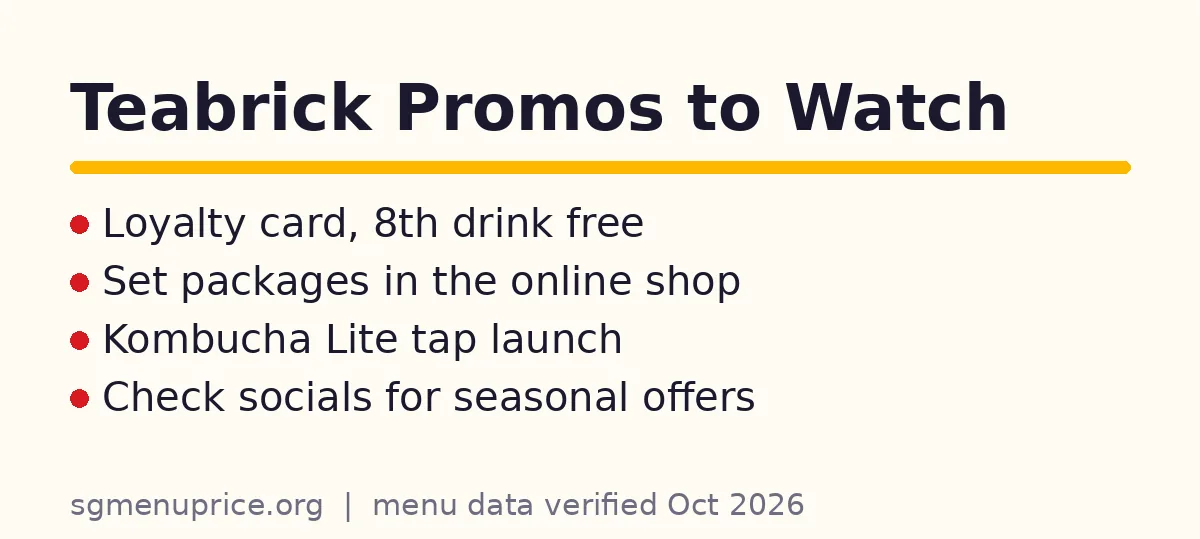 How can I save money at Teabrick?