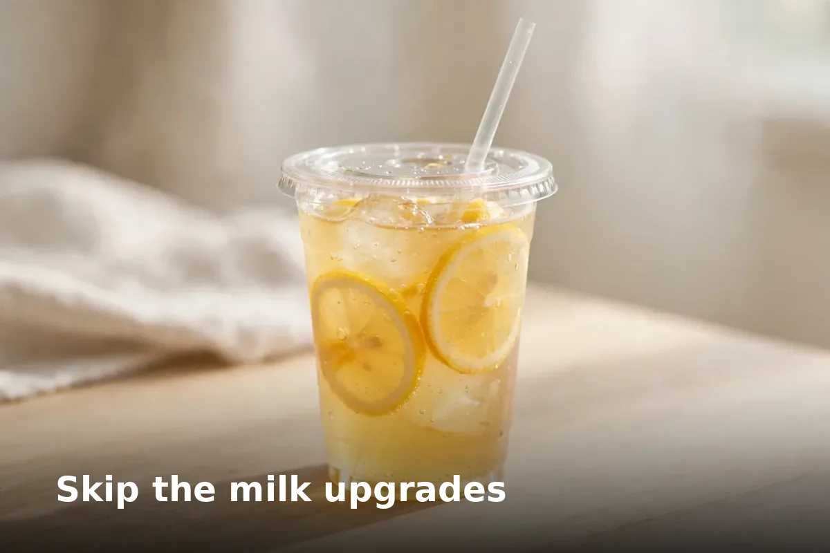 Skip the milk upgrades