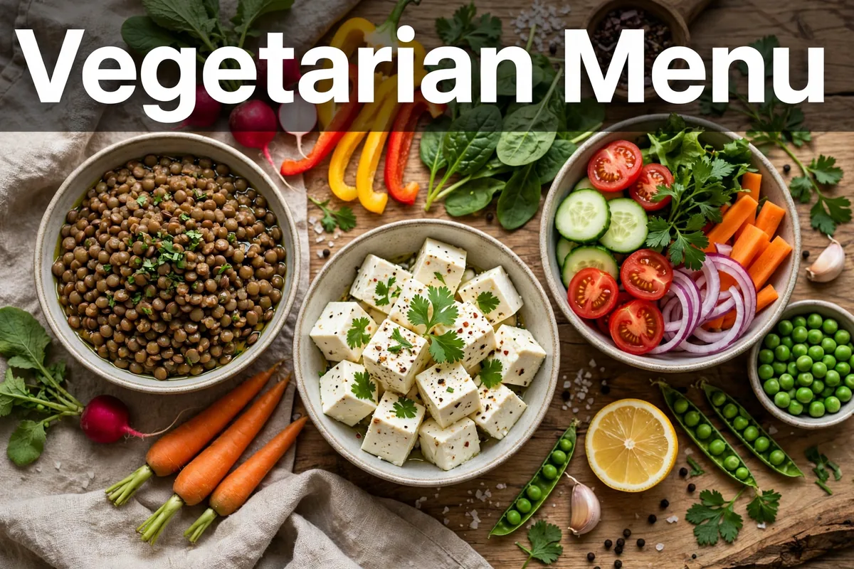 Vegetarian Menu