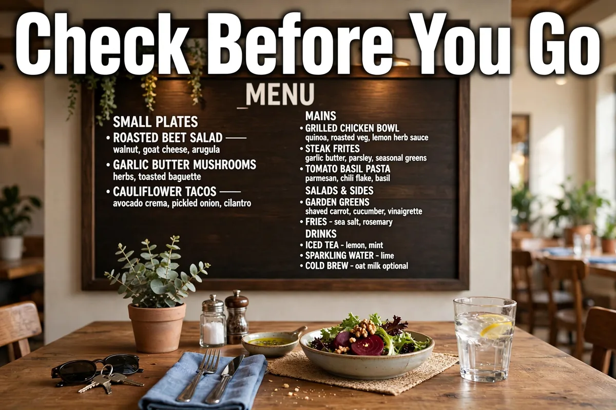 Check Before You Go