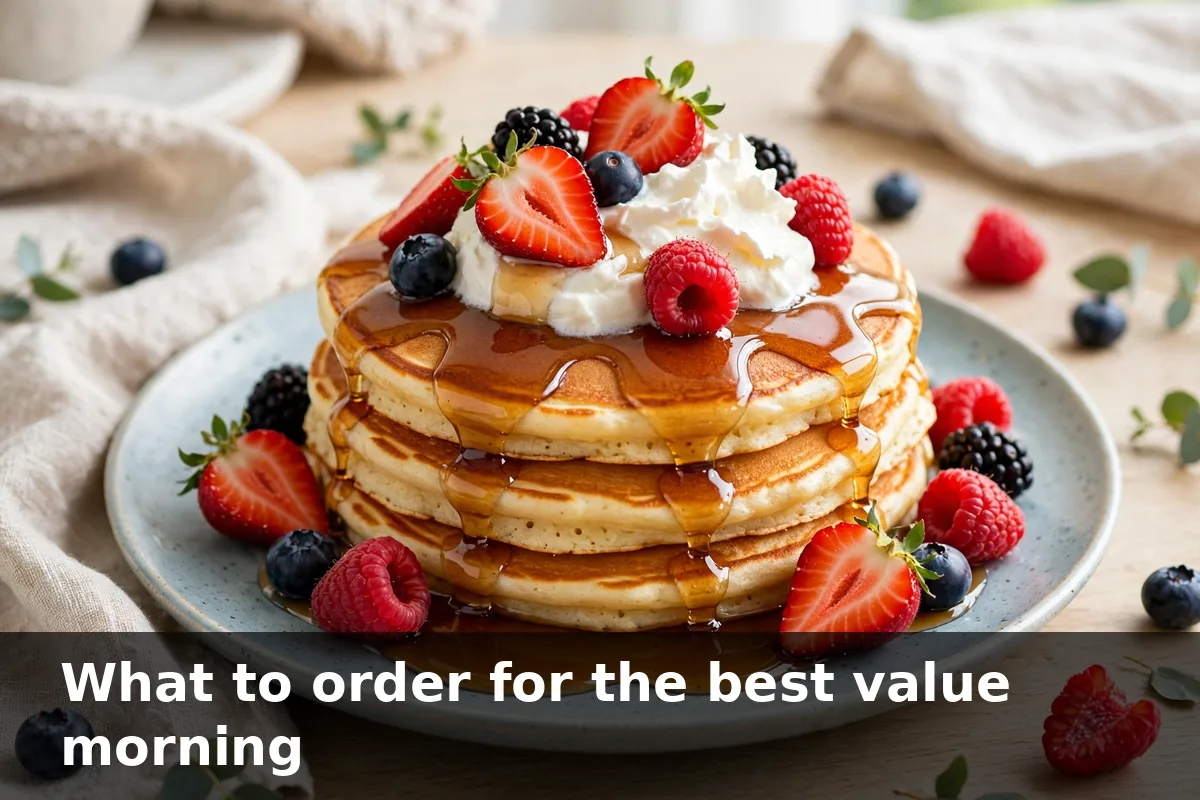 What to order for the best value morning