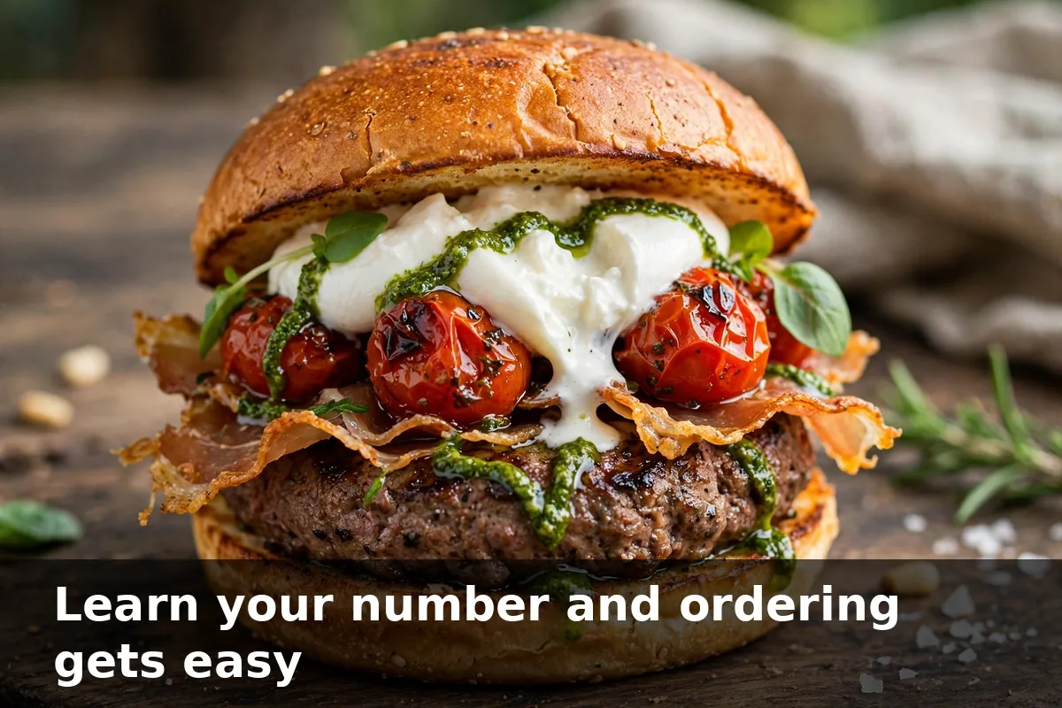 Learn your number and ordering gets easy