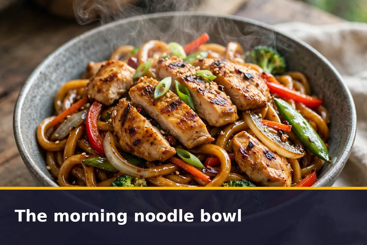 The morning noodle bowl