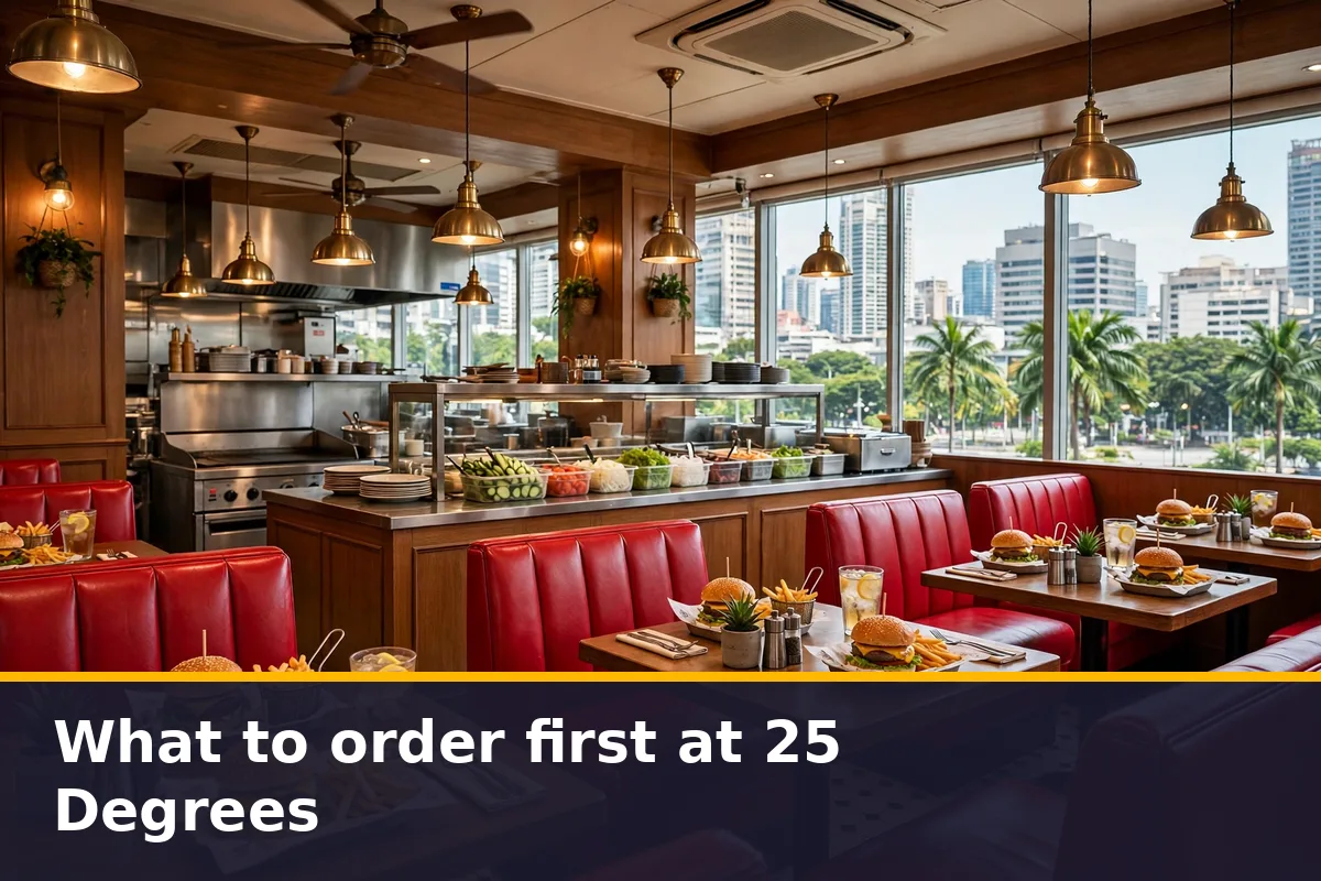 What to order first at 25 Degrees