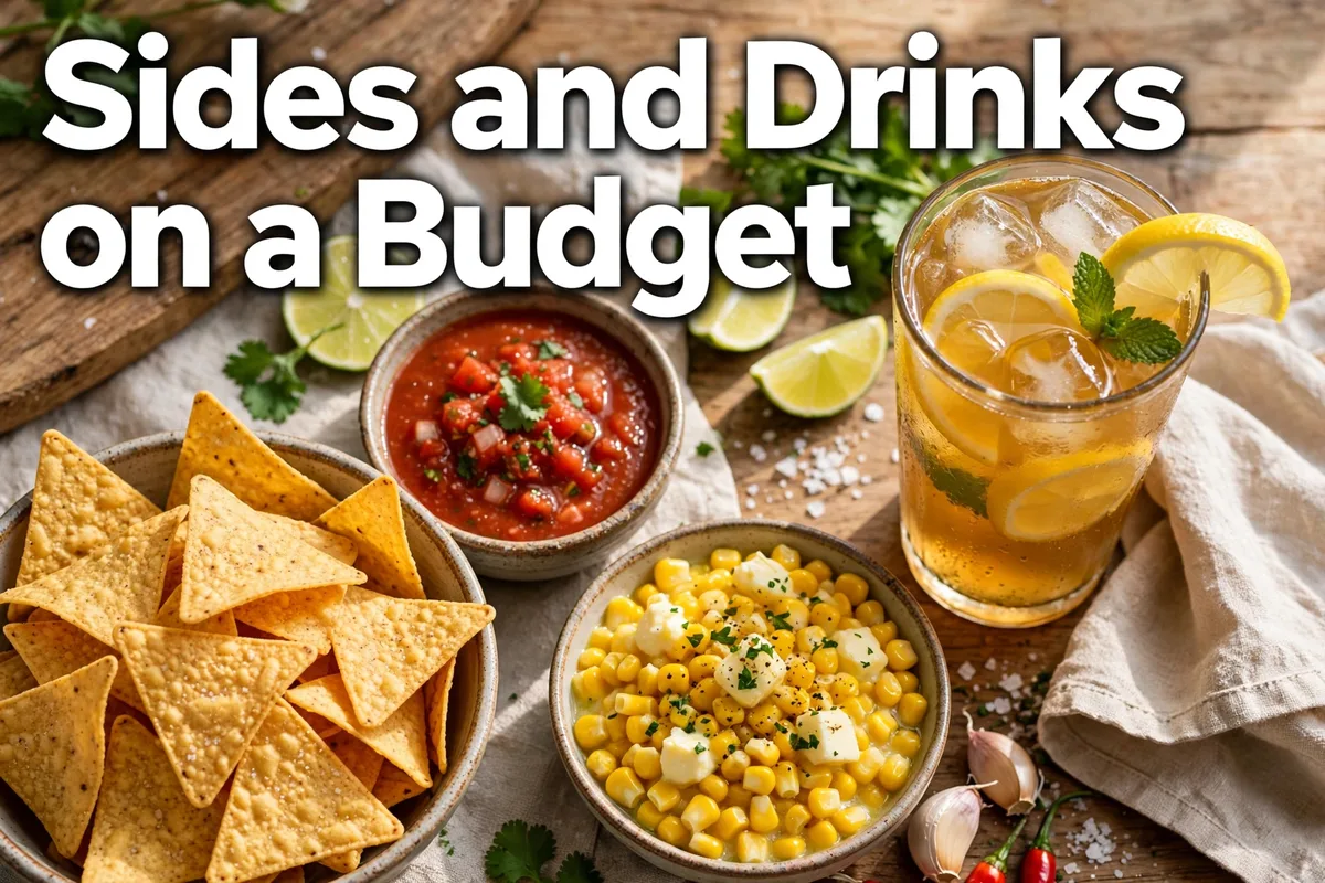 Sides and drinks that stretch a small budget