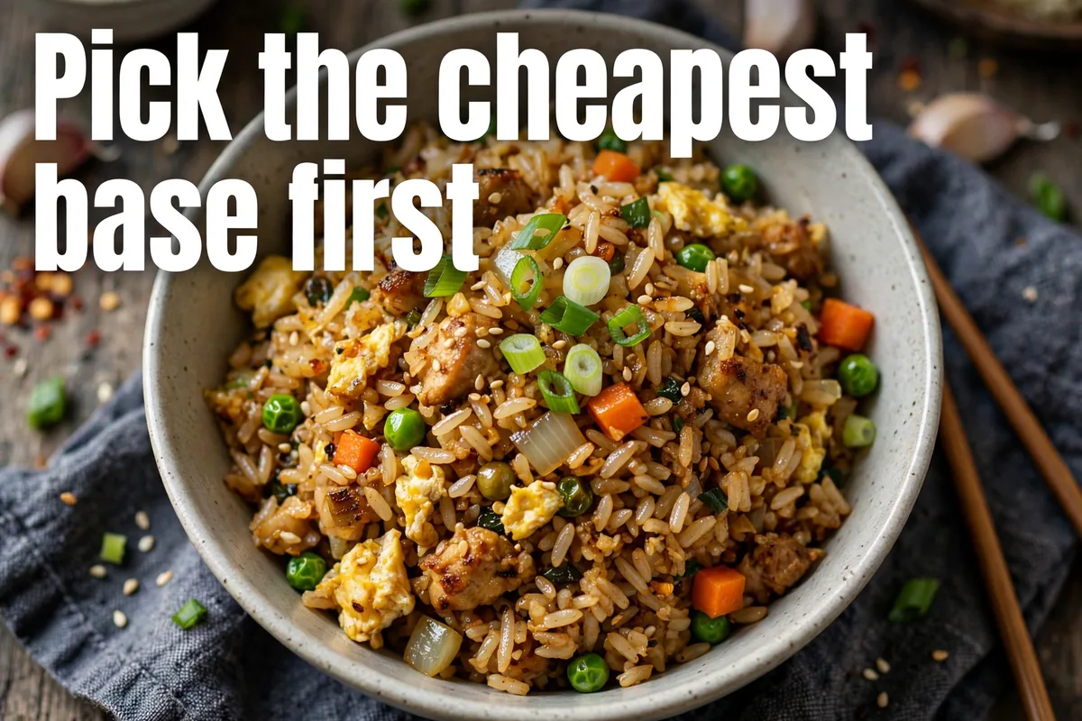 Pick the cheapest base first