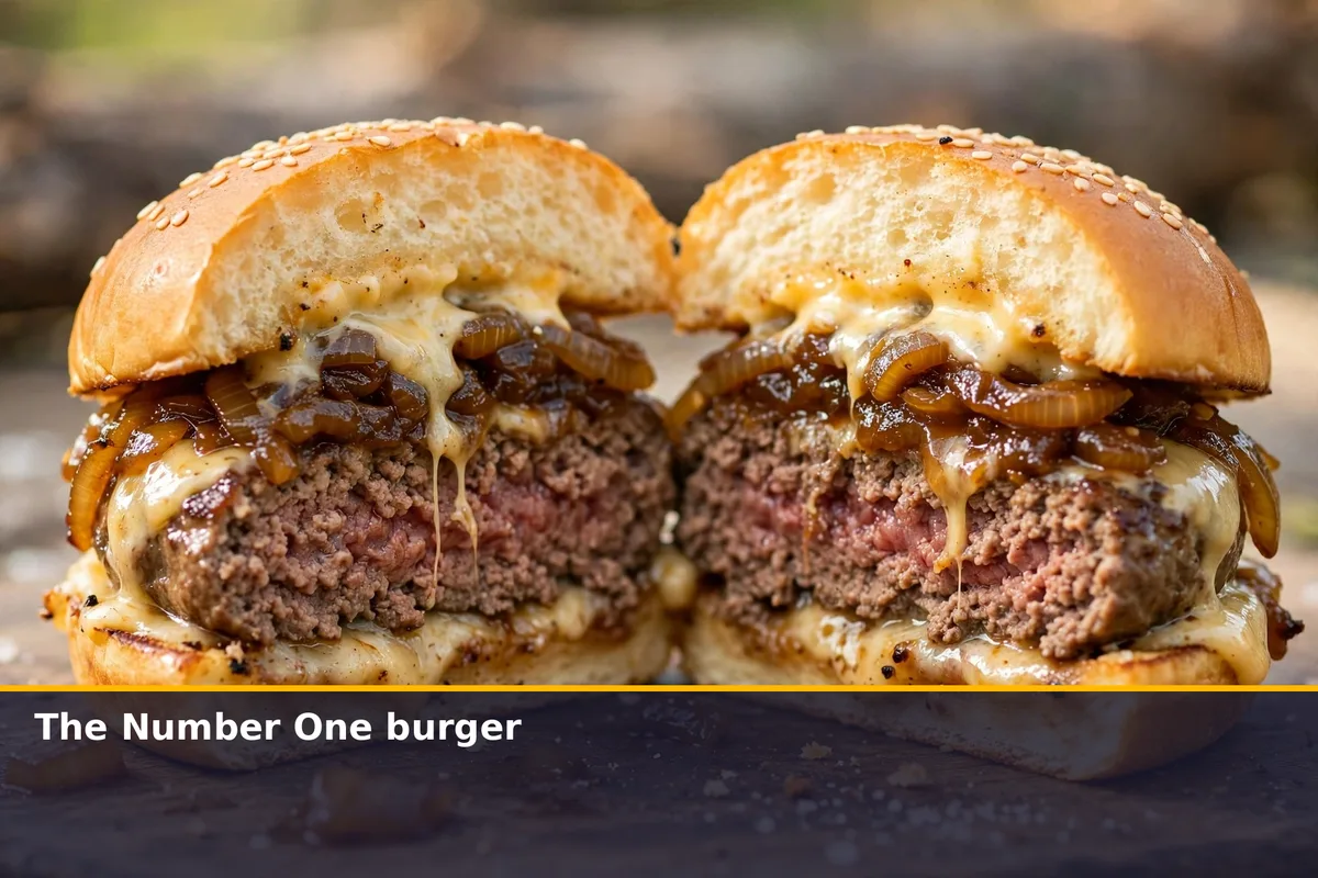 The Number One burger