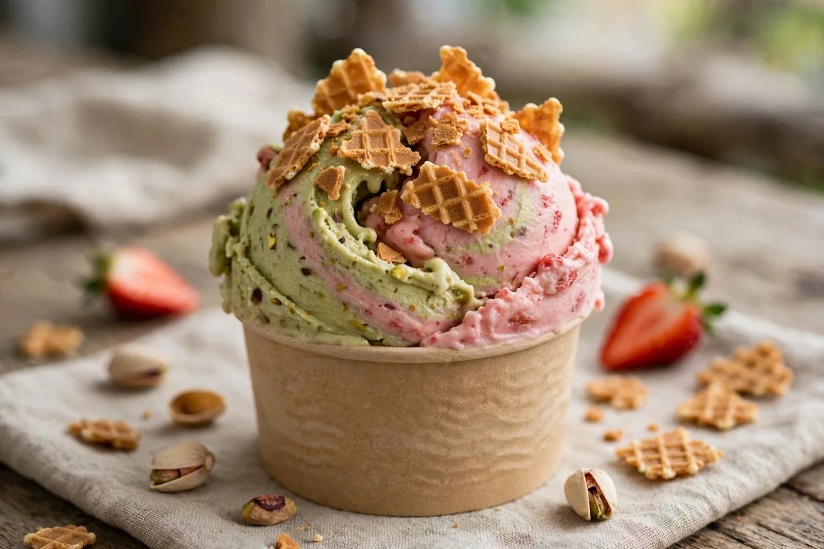 Is there a Birds of Paradise secret menu? A gelato cup with two mixed flavours and cone chips